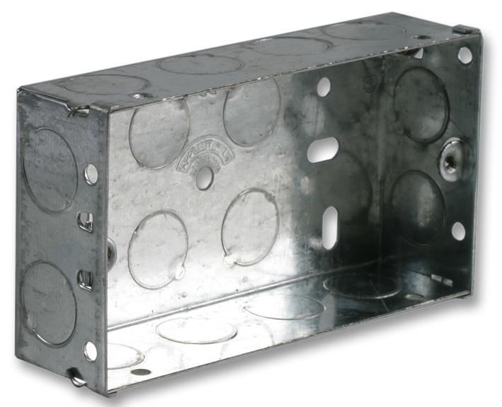 PRO ELEC - Double Metal Junction Box