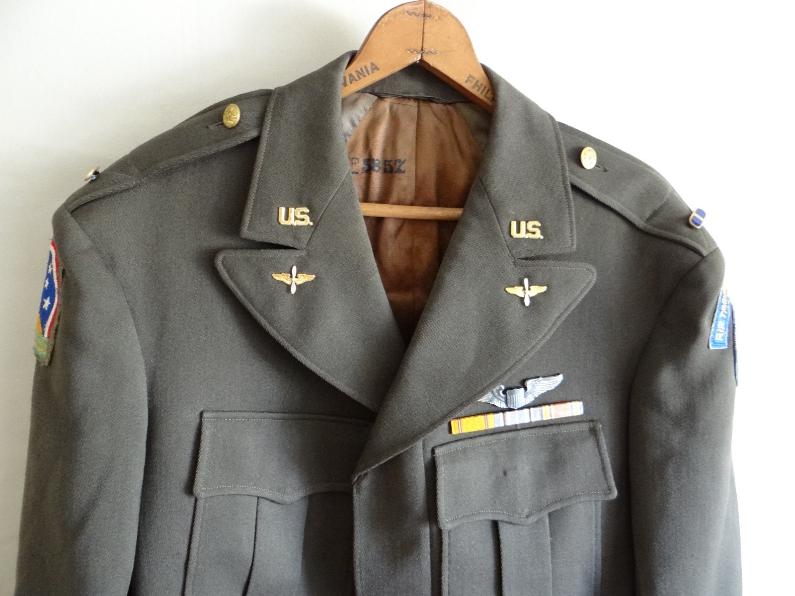 WWII Army Air Corps Air Transport Command Officers Ike Jacket Uniform