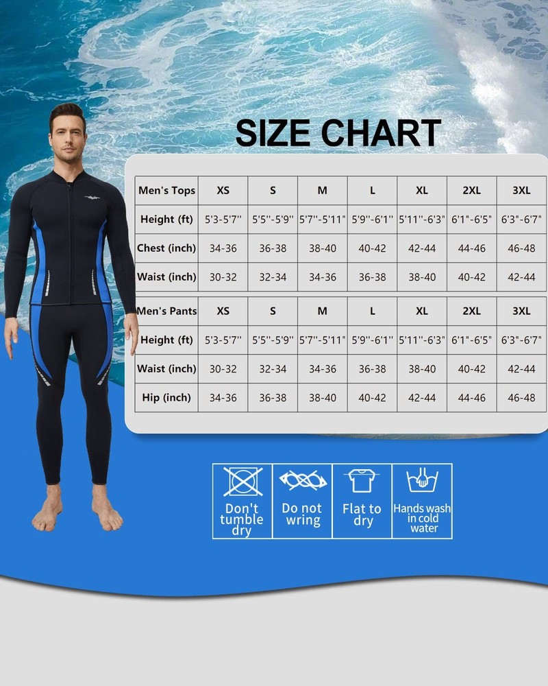 Wetsuit Pants for Mens 3mm