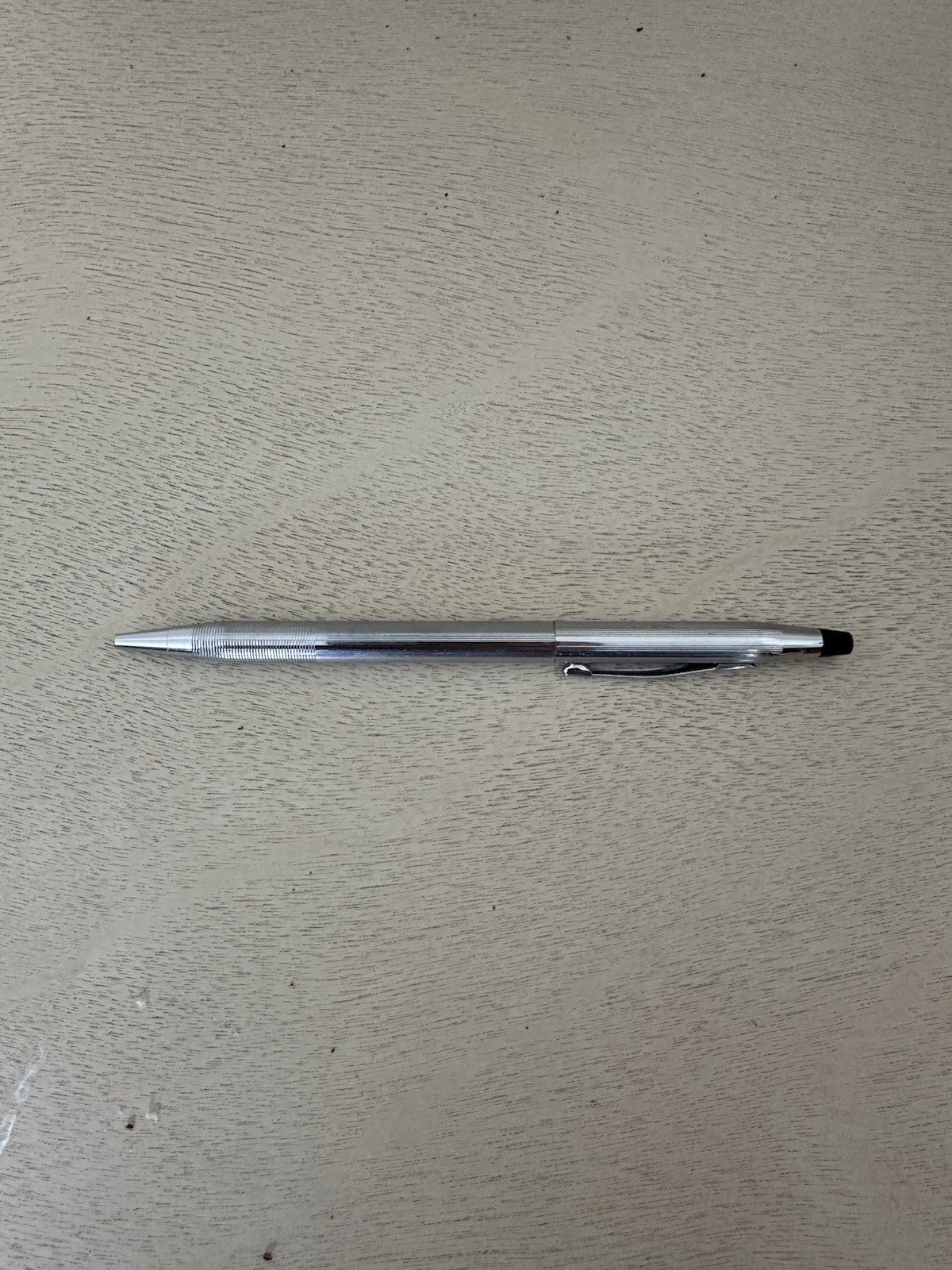 Vintage CROSS Century Chrome Pen Deodorant Radio - Ink Is Fading