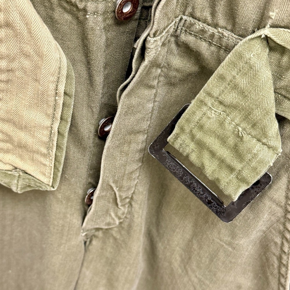 Original WWII US Army Named HBT Coverall