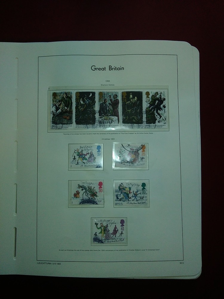 LIGHTHOUSE Commemorative Hingeless album pages Great Britain 1991-1999 Used