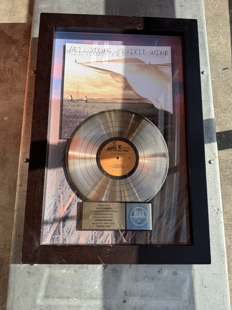 Neil Young One Of A Kind Gold Record