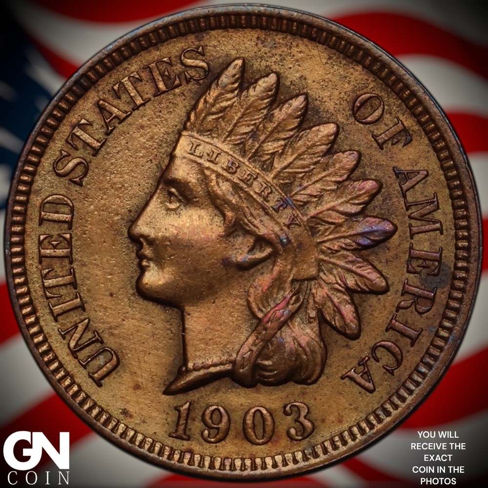 1903 Indian Head Cent Penny A4433