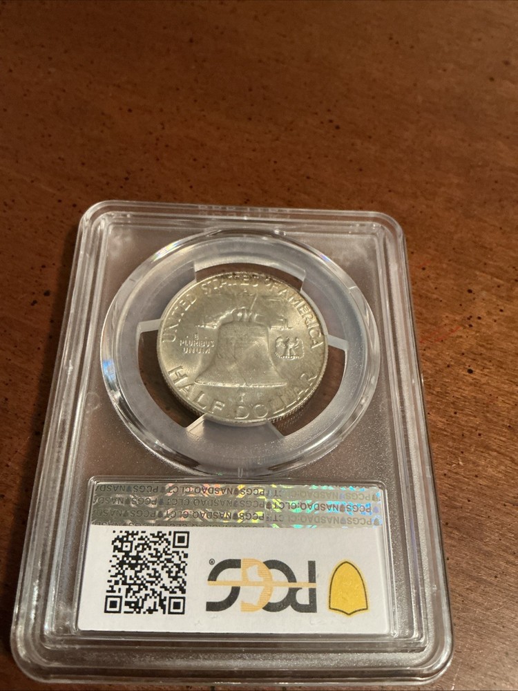 1952-D Franklin Half Dollar PCGS MS65FBL