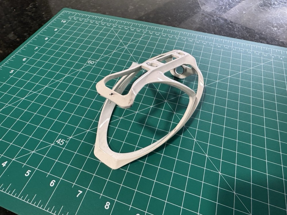 Specialized Rib Cage II Plastic Bottle Cage White Red