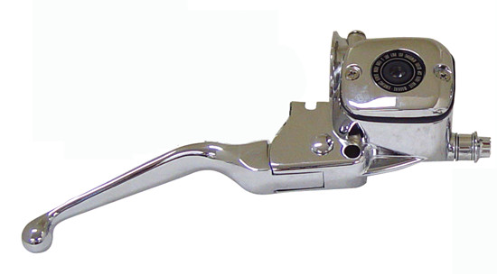 Single Disc Chrome 9/16" Front Brake Master Cylinder 96-06 Harley 45019-96 45269