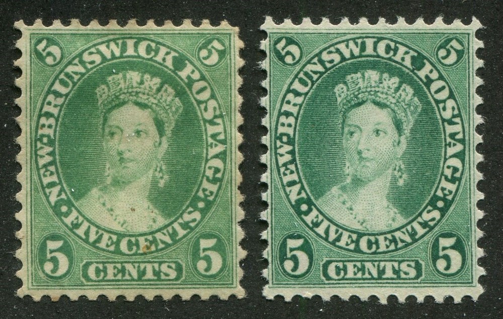 New Brunswick #8, 8a Mint