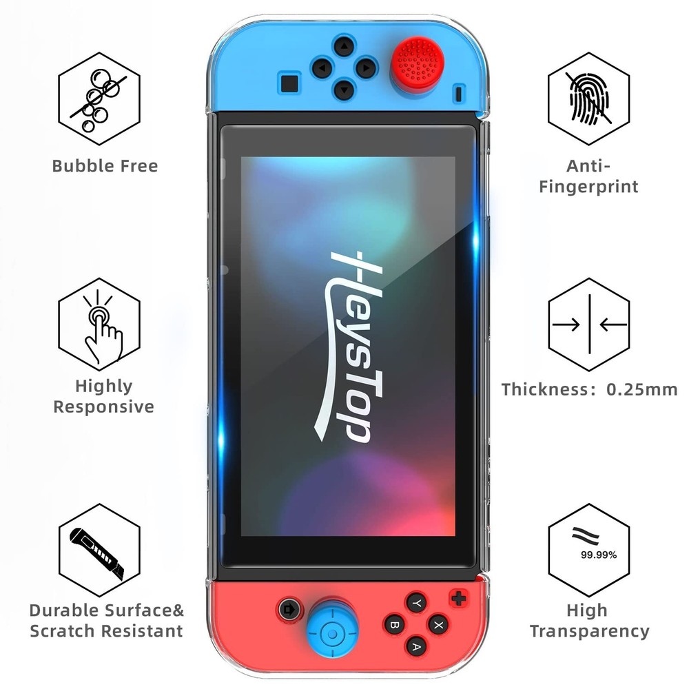 Case For Nintendo Switch Carry Case Pouch with Case HD Switch Screen Protector,f