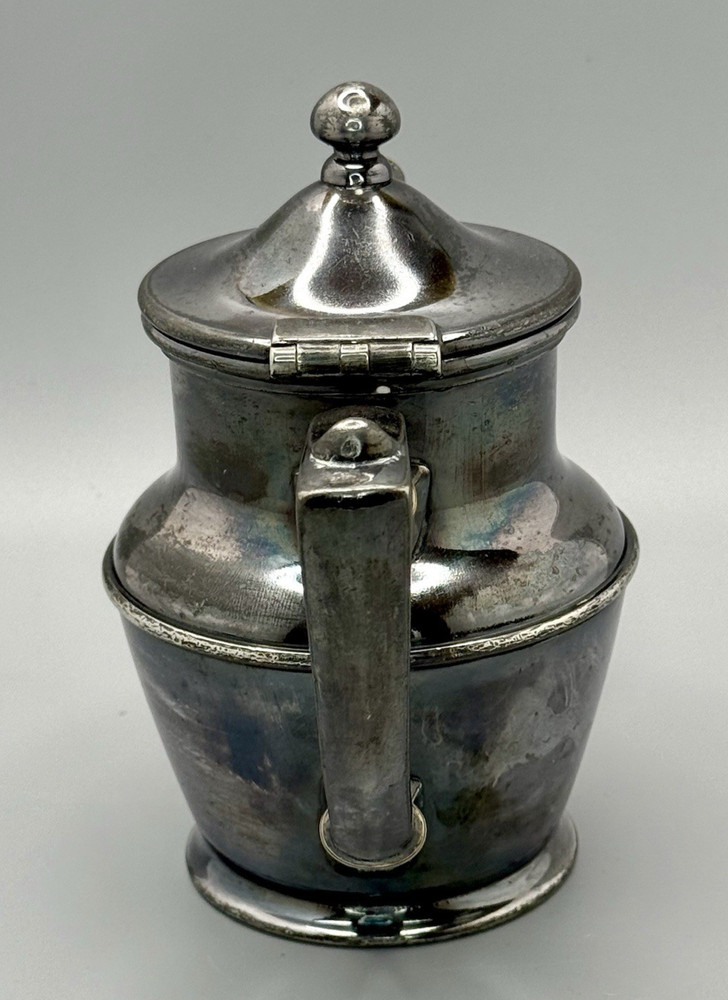 ⭕️ VINTAGE MERIDEN B CO SILVERPLATE TEAPOT 16 OZ SMALL