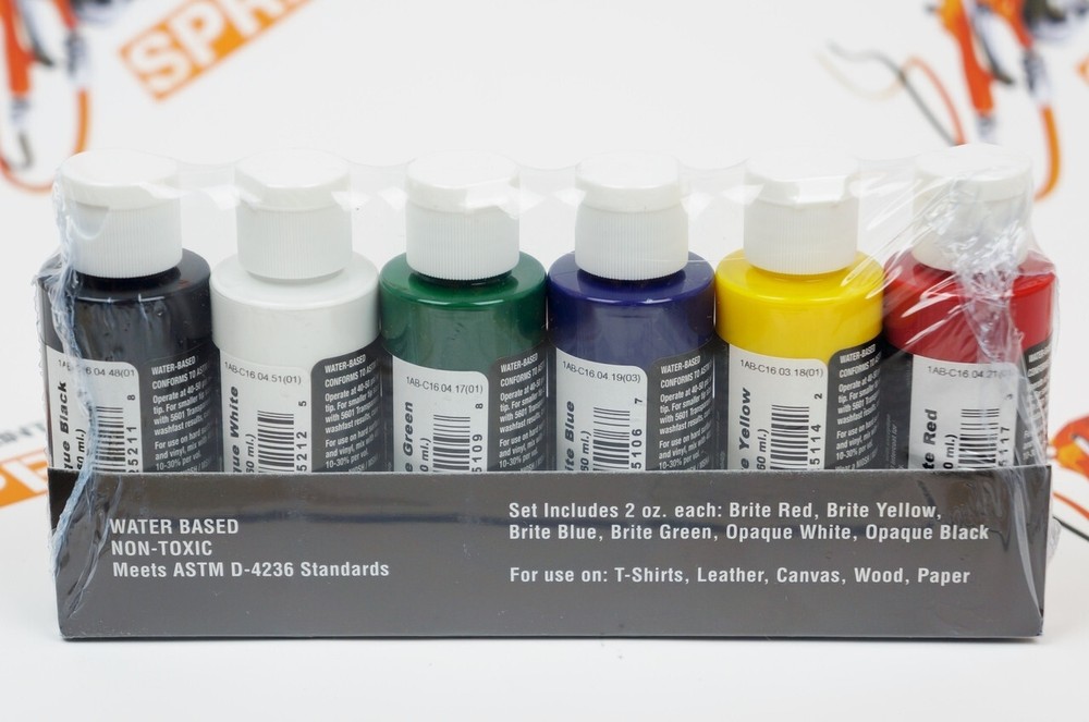 Primary Createx Airbrush Colors Set