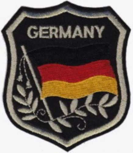 Germany Flag Patch International Shield Flag Patch