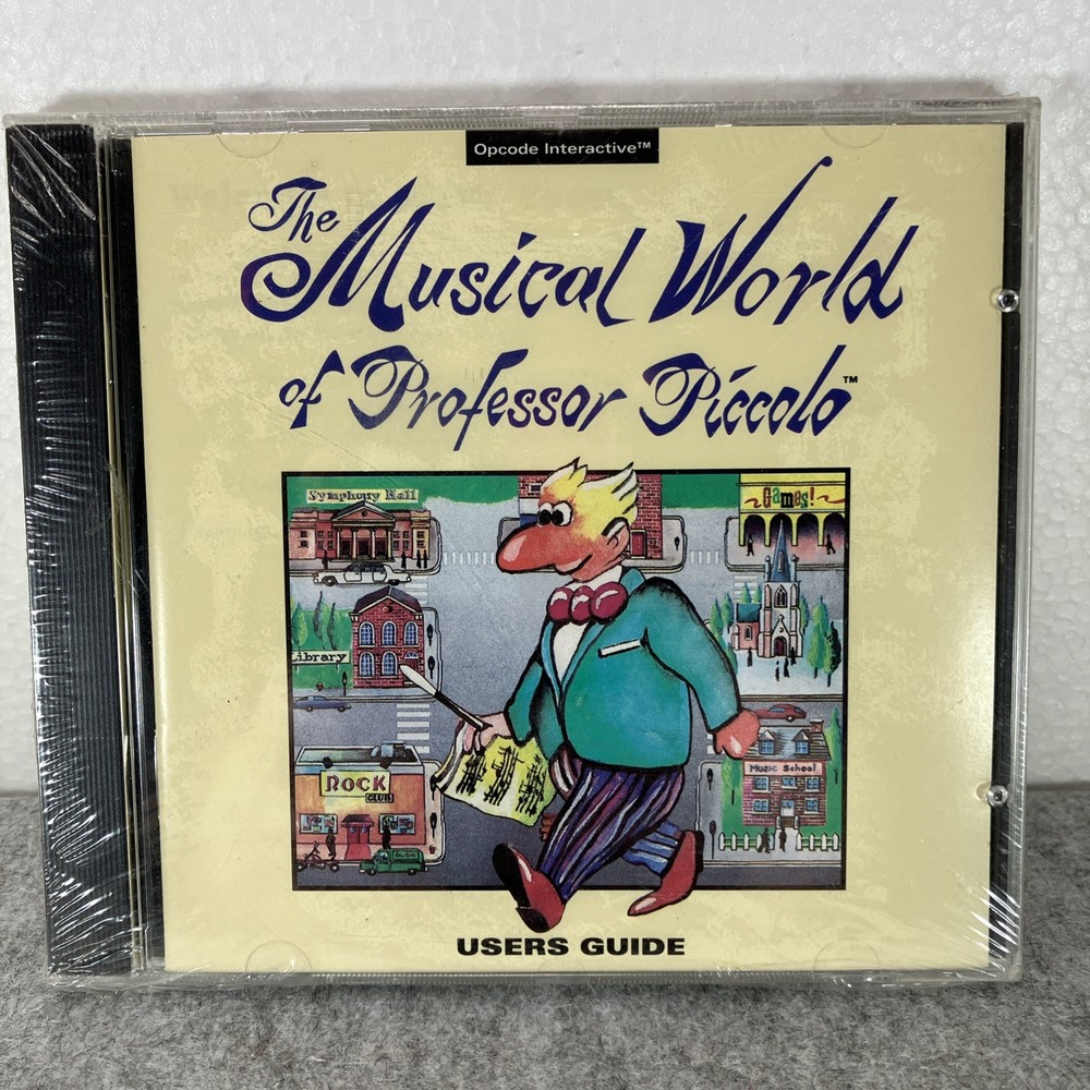 Opcode Interactive The Musical World of Professor Piccolo Software PC Windows