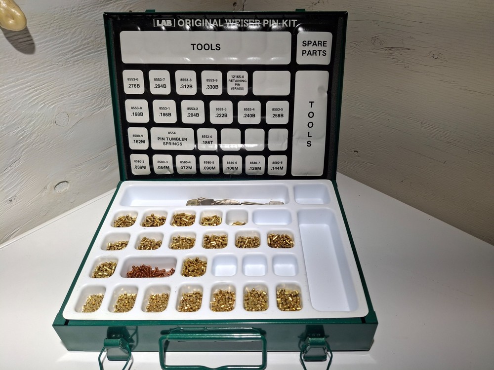 Lab Weiser wsr115 pinnin kit locksmith