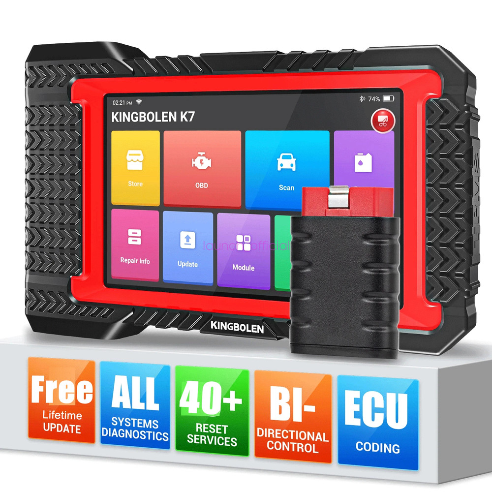 KINGBOLEN K7 Car OBD2 Bidirectional Scanner Full System Diagnostic ECU Coding