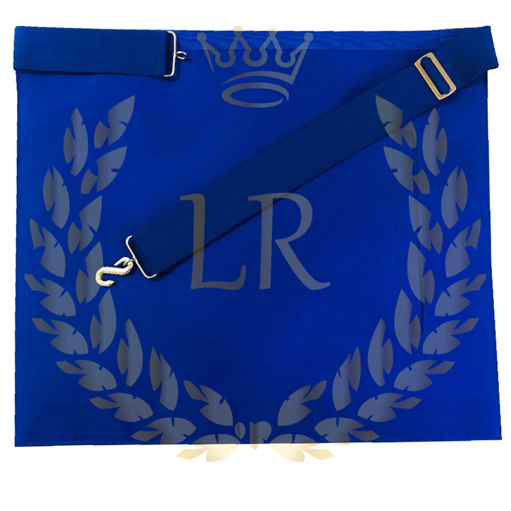 Masonic Regalia Master Mason Regular Apron, Machine Embroidered Apron Set