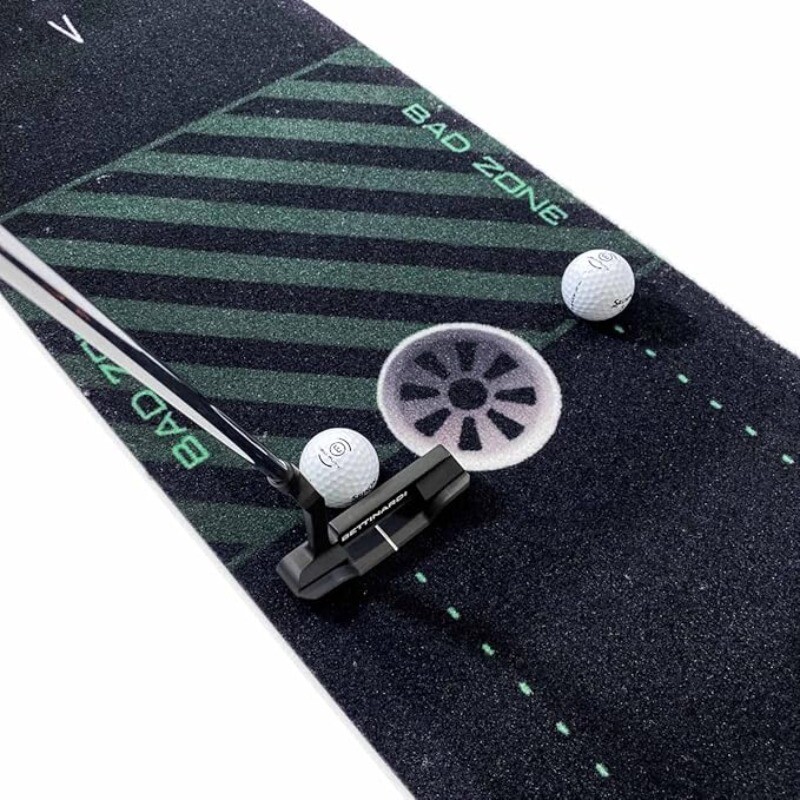 WELLPUTT - Golf Putting Training Mat - 10ft First