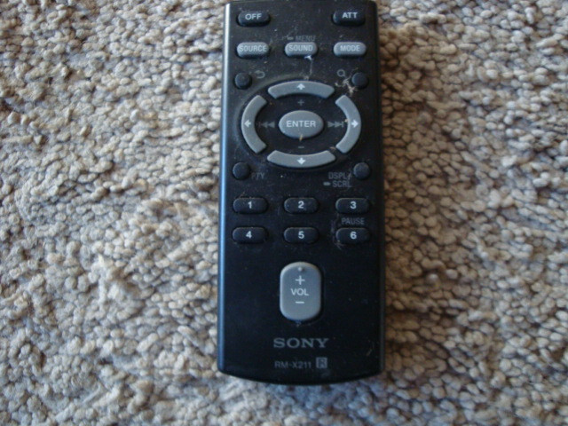 SONY CAR AUDIO REMOTE CONTROL