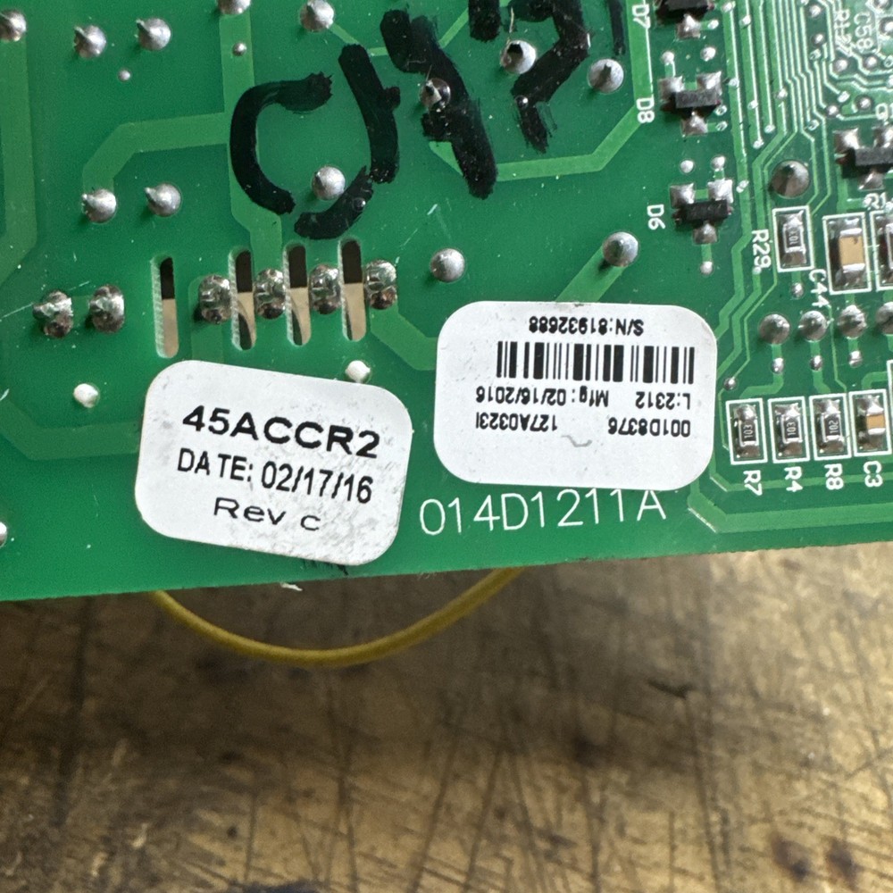 45ACCR2 2/17/16 Chamberlain ￼Logic￼board Yellow learn button