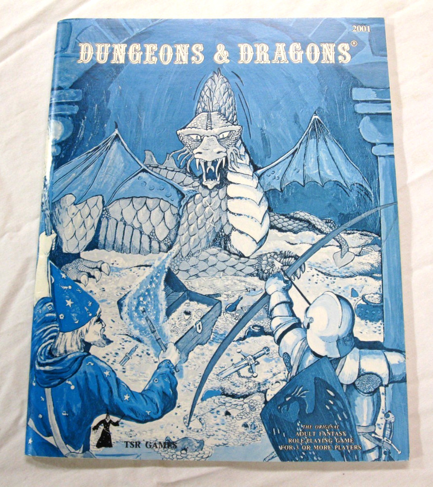 Dungeons & Dragons 1001 Basic Set 2nd Edition TRS Games Incomplete