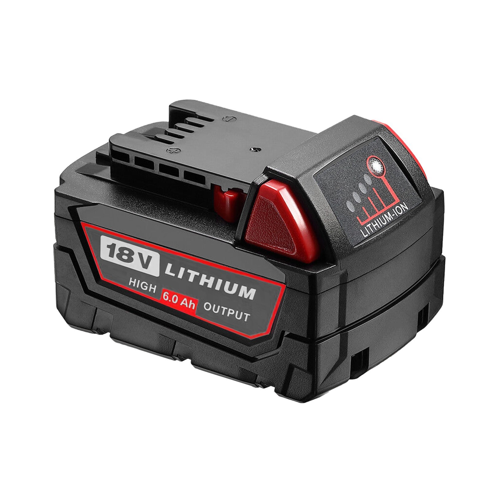 4-PACK 18V For Milwaukee for M18 18V 6.0AH Extended Capacity Battery 48-11-1840