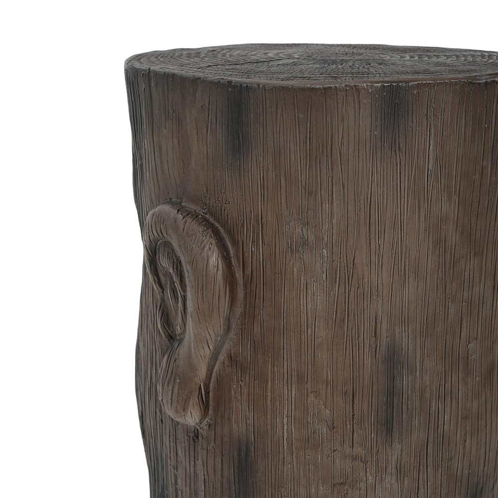 Oxide Moai Side Table - Exotic Easter Island Inspired Pedestal for