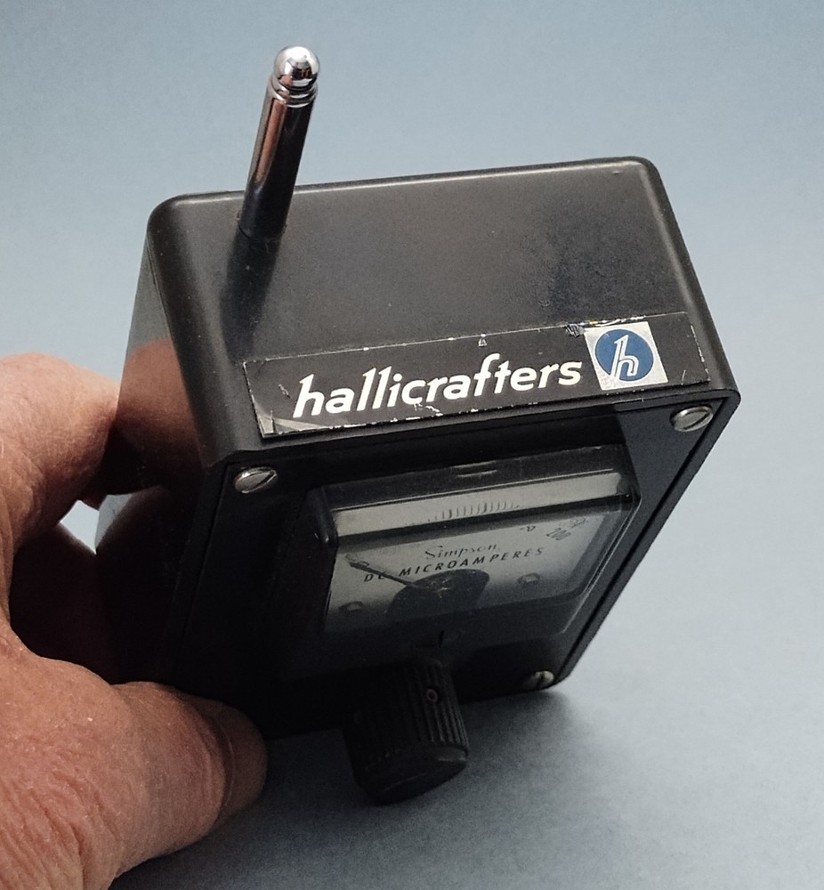 Unique Hallicrafters Relative Field Strength Meter - Prototype? Working!
