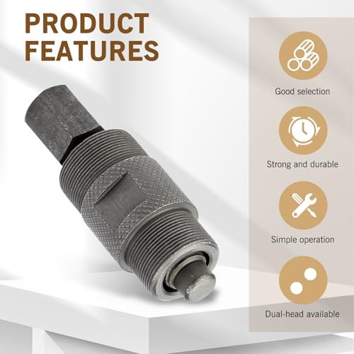 Flywheel Puller, Rotating Thread-on Rust-proof Stator Removal Tool, Motorcycle