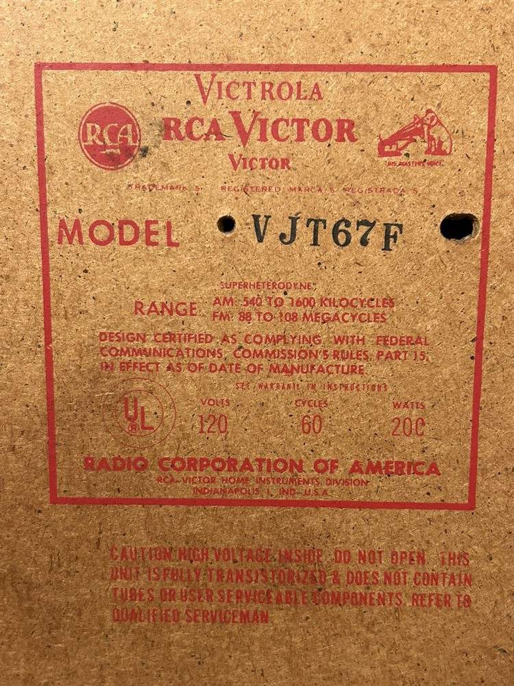 vintage rca victrola console