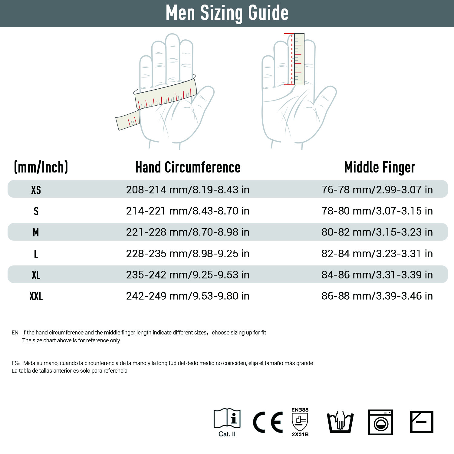 Vgo 1/3Pairs Flex Grip Leather Work Gloves, Light duty Mechanic Gloves (NB7581)