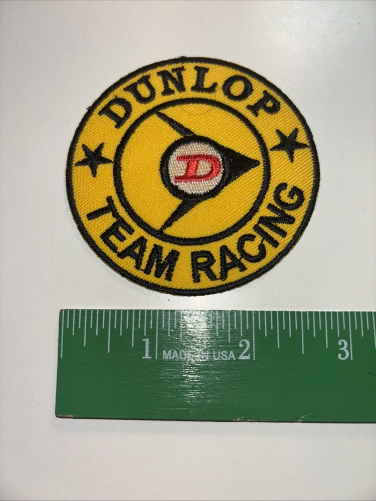 Dunlop Racing Embroidered Patch