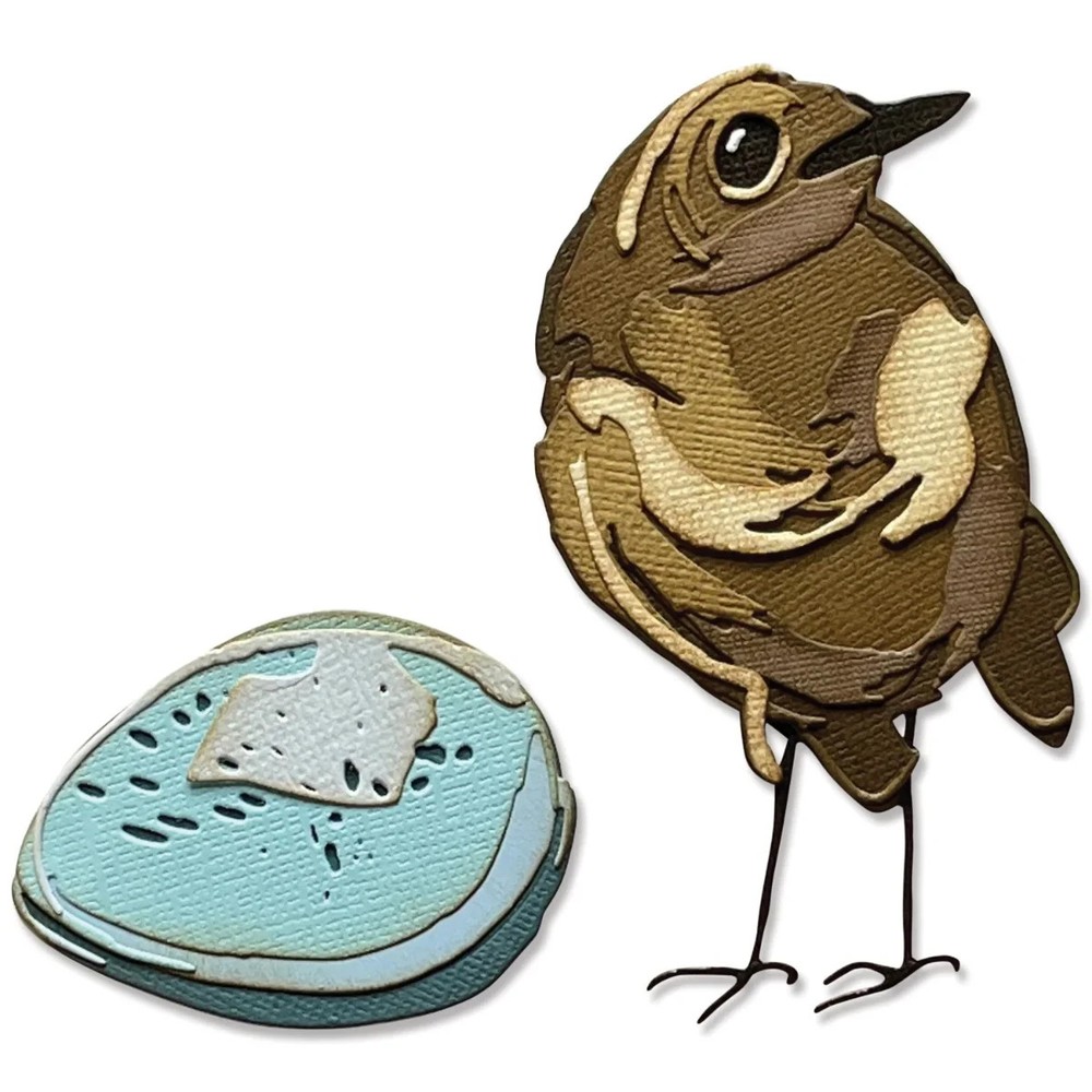 Bird & Egg Colorize Sizzix Thinlits Thin Metal Die Set Tim Holtz 665857 NEW!