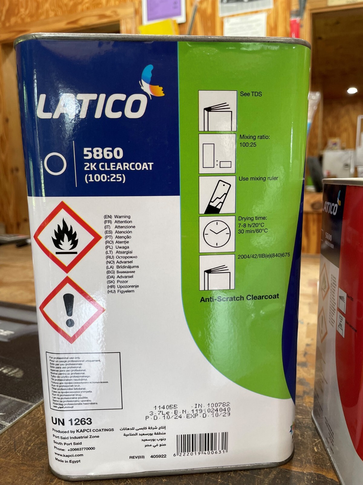 KAPCI 5860 Auto 4:1 High Gloss + High Solid Urethane Clear Coat GALLON Kit!