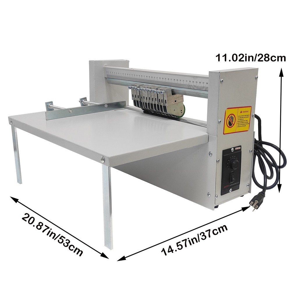 Electric Adhesive Marking Machine Automatic 400mm Sticker Half Cutting Machine