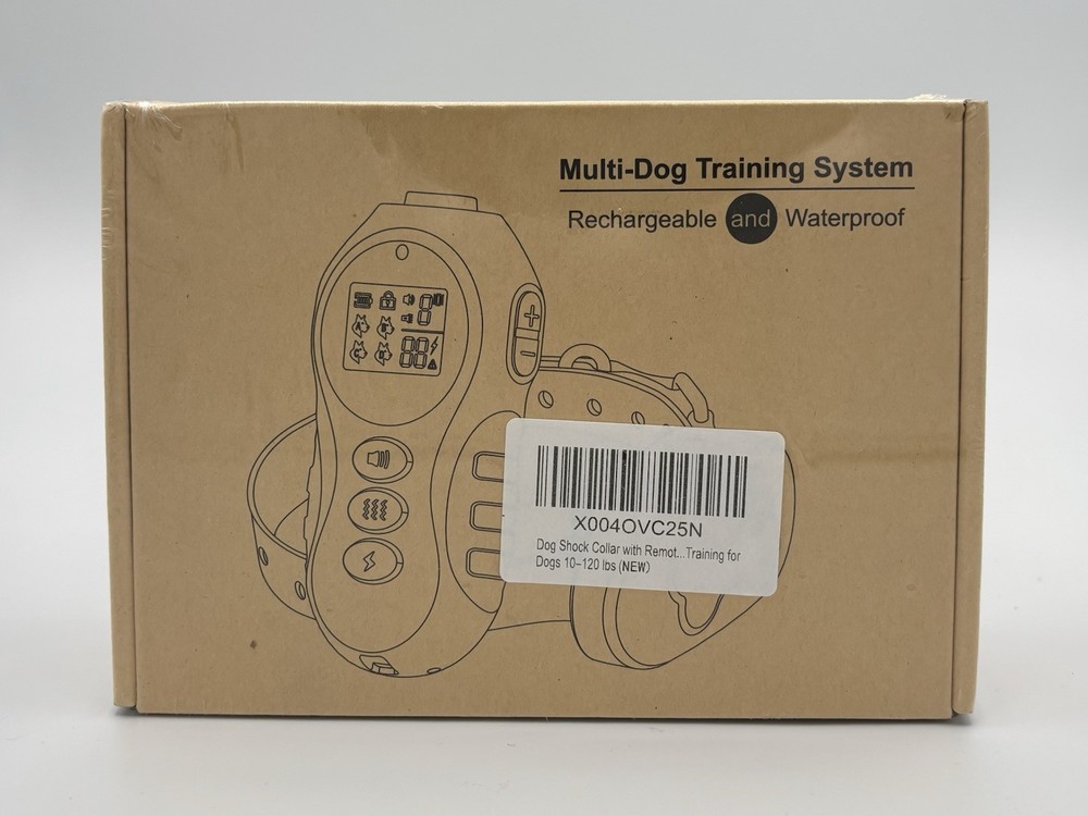Multi Dog Training System Rechargeable and Waterproof Collar and Remote