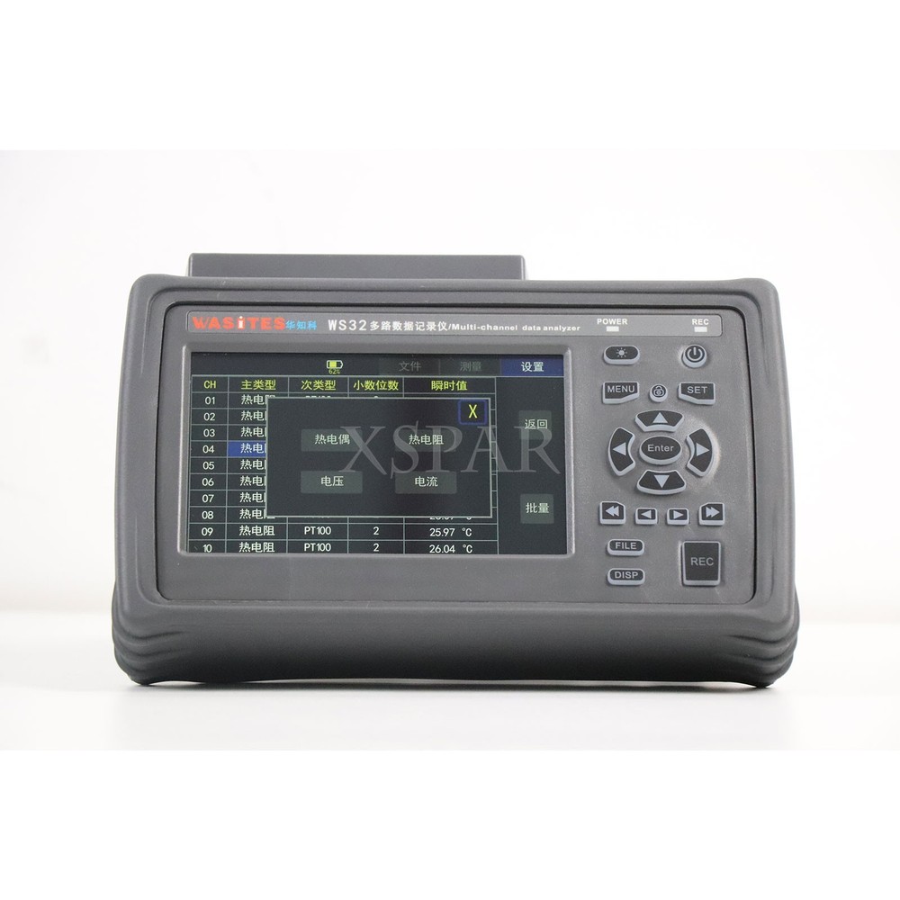 WS32 10CH Temperature Recorder Data Analyzer for Thermocouple Voltage Current