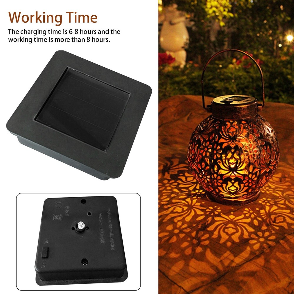 Solar-Light Replacement Top Square Solar Panel Top Replacement