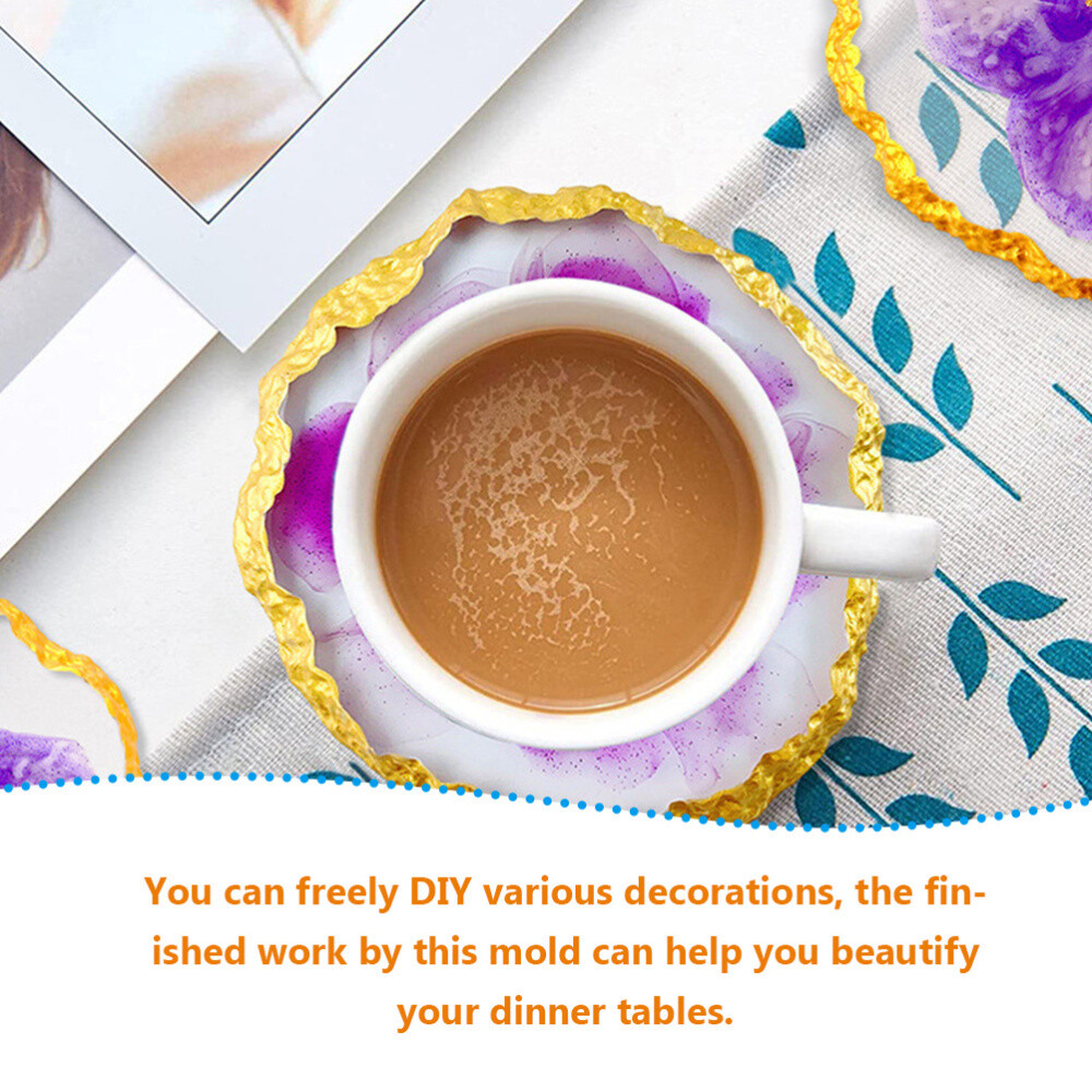 4pcs Silicone Mold Making Mold Coaster Coaster Mold