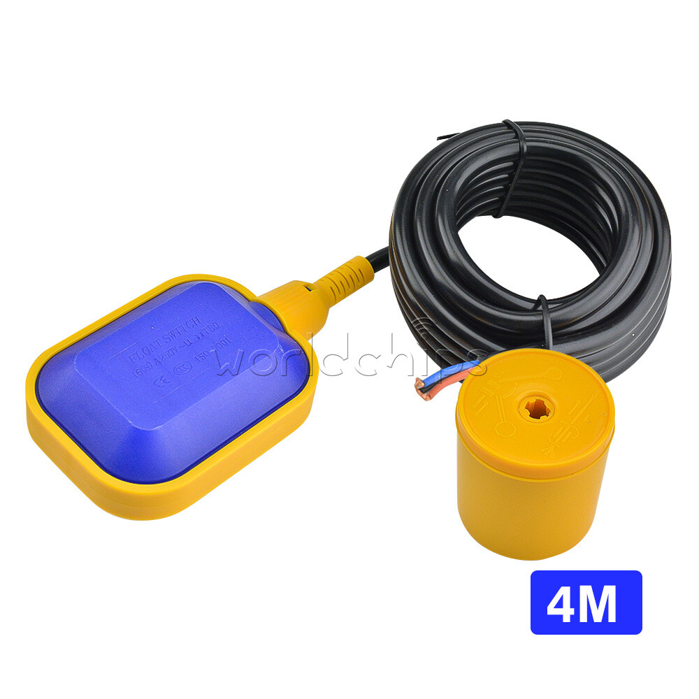 Float Switch Automatic Water Level Controller 16A with 1/2/3/4/5m Cable Sensor