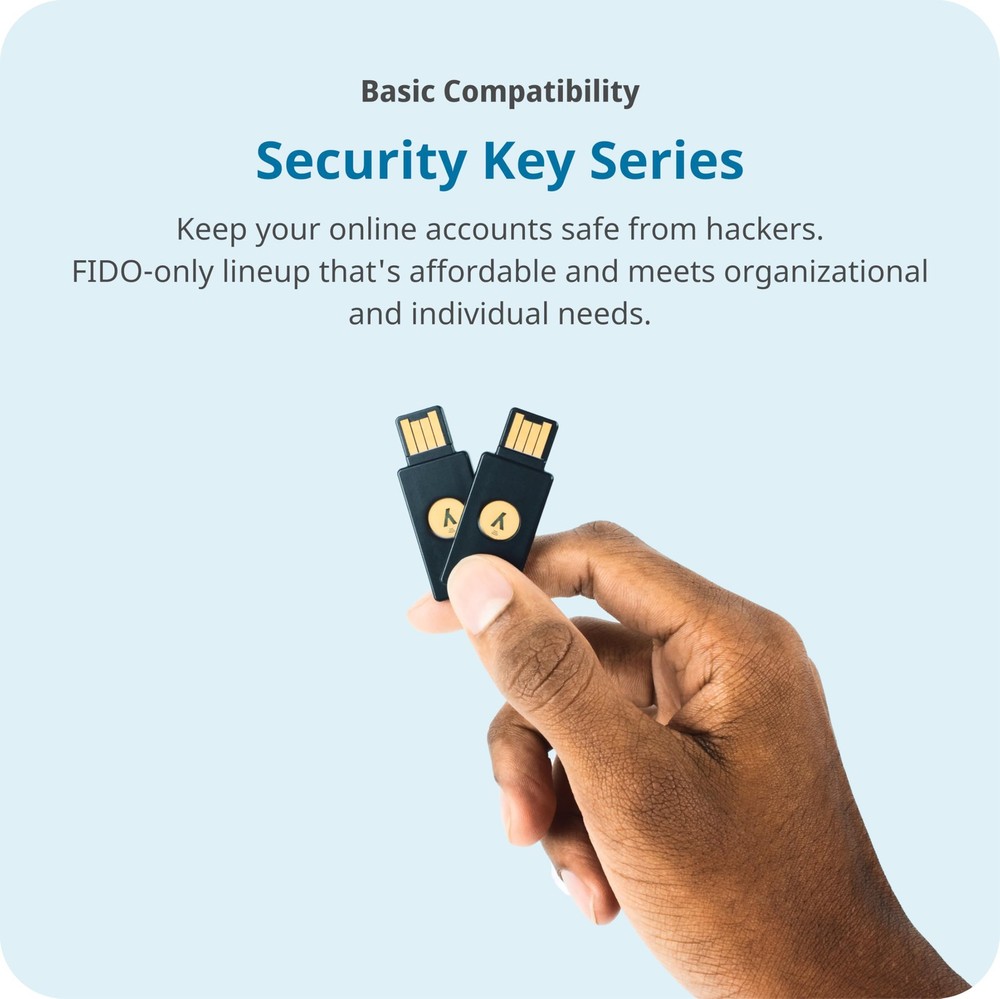 Yubico - Security Key NFC - Basic (Black), Black
