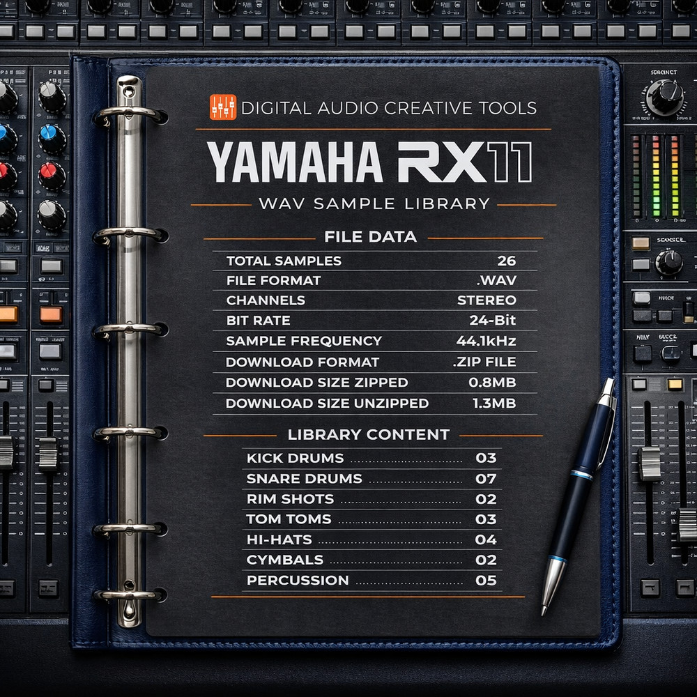 Yamaha RX11 Drum Machine Sample Library