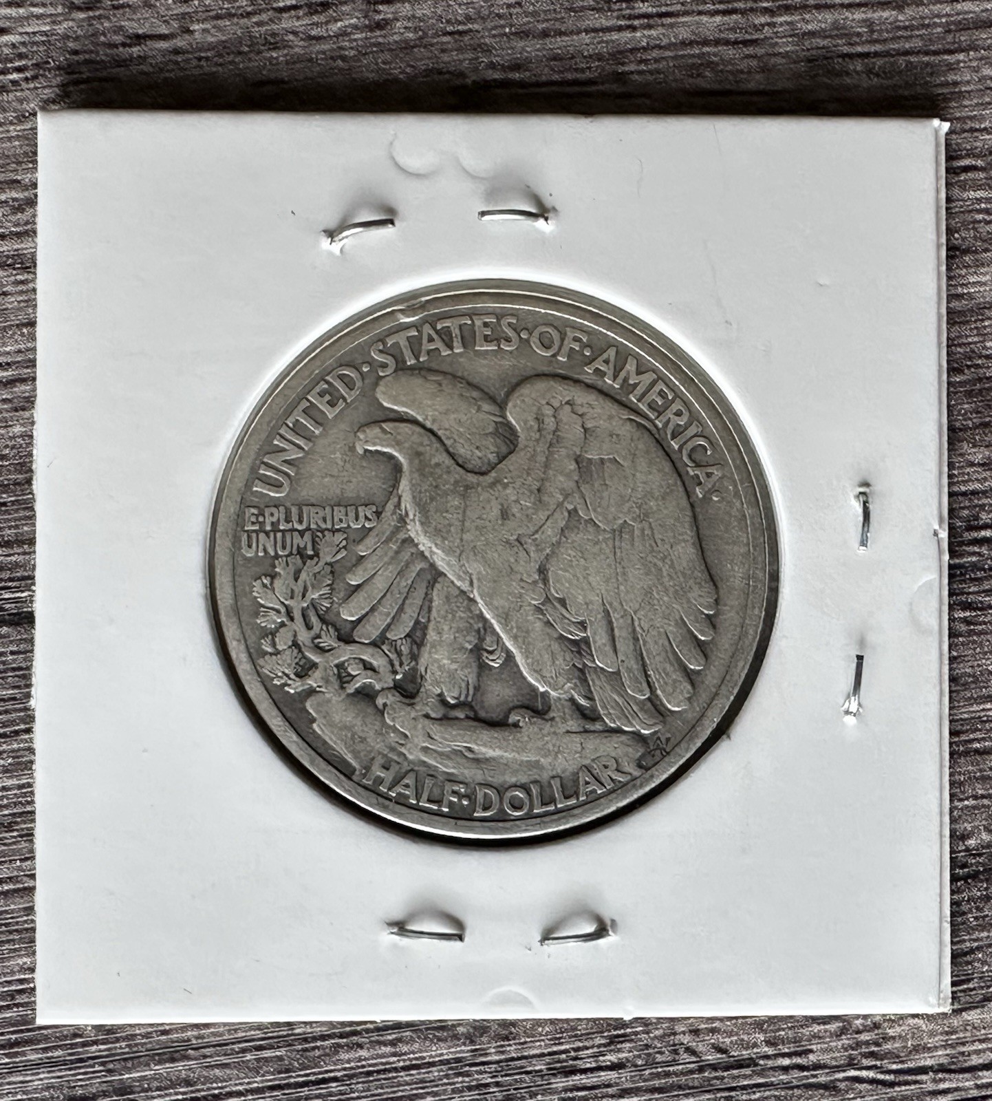 1939 P Walking Liberty Half Dollar - 90% Silver - Vintage Coin - *Edge Ding*