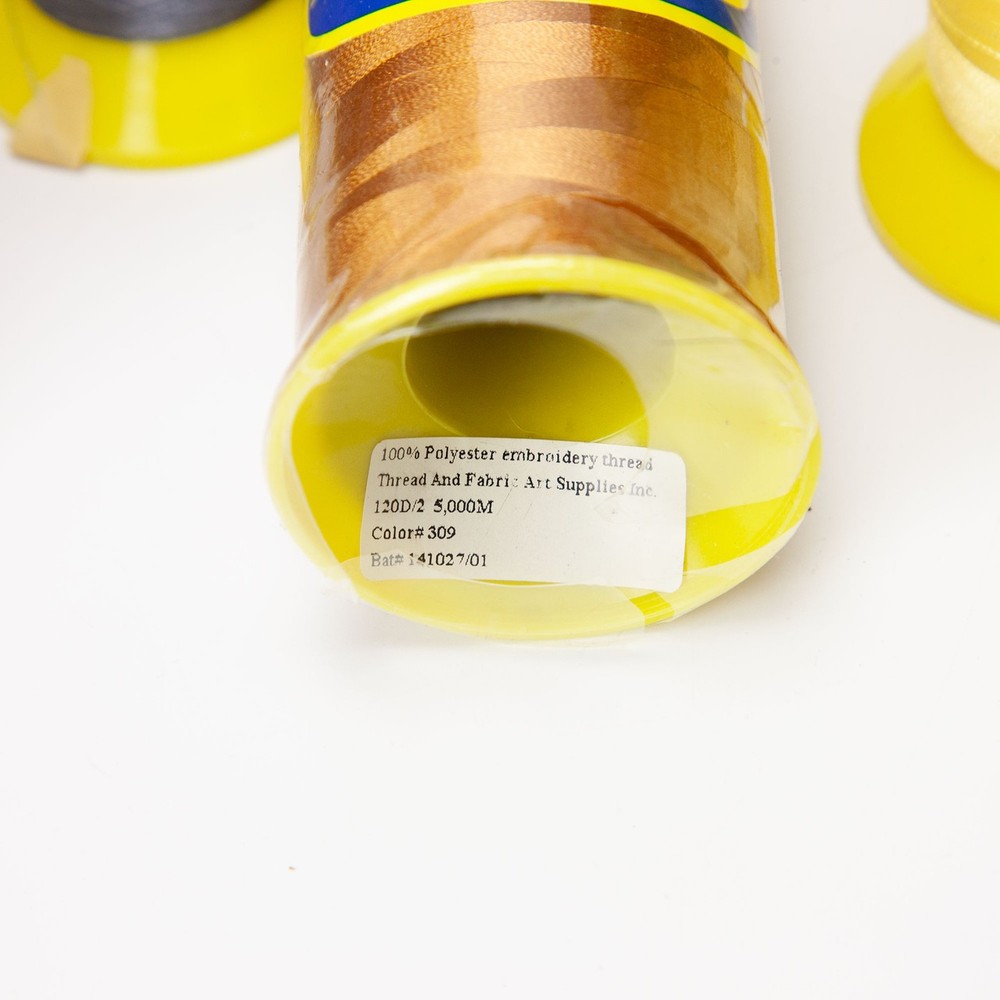 Thread Art Machine Embroidery Thread Lot 55 Polyester Spools