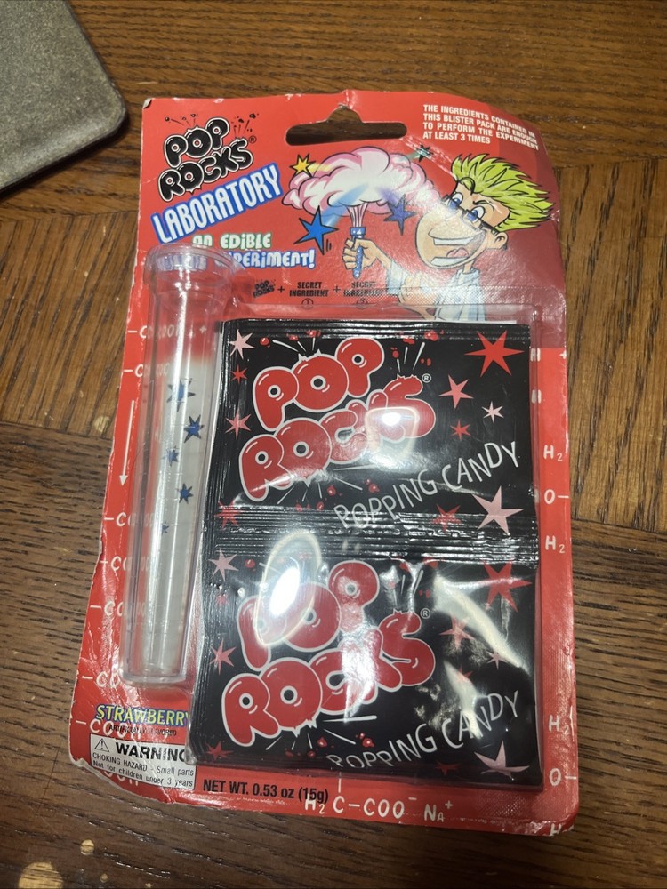 Pop Rocks Laboratory Strawberry Edible Science Experiment