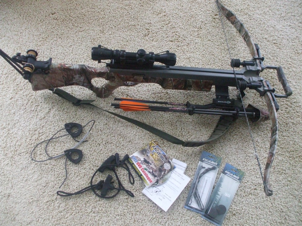 EXCALIBUR VORTEX CROSSBOW WITH COCKING AID ACCESSORIES