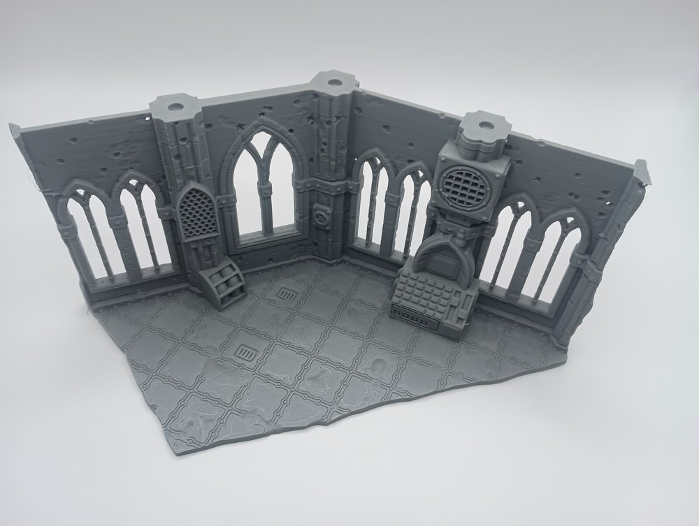 Gothic Sector 75 Modular Sci-Fi Ruins Building # 14 (32mm Scale) [PTO]
