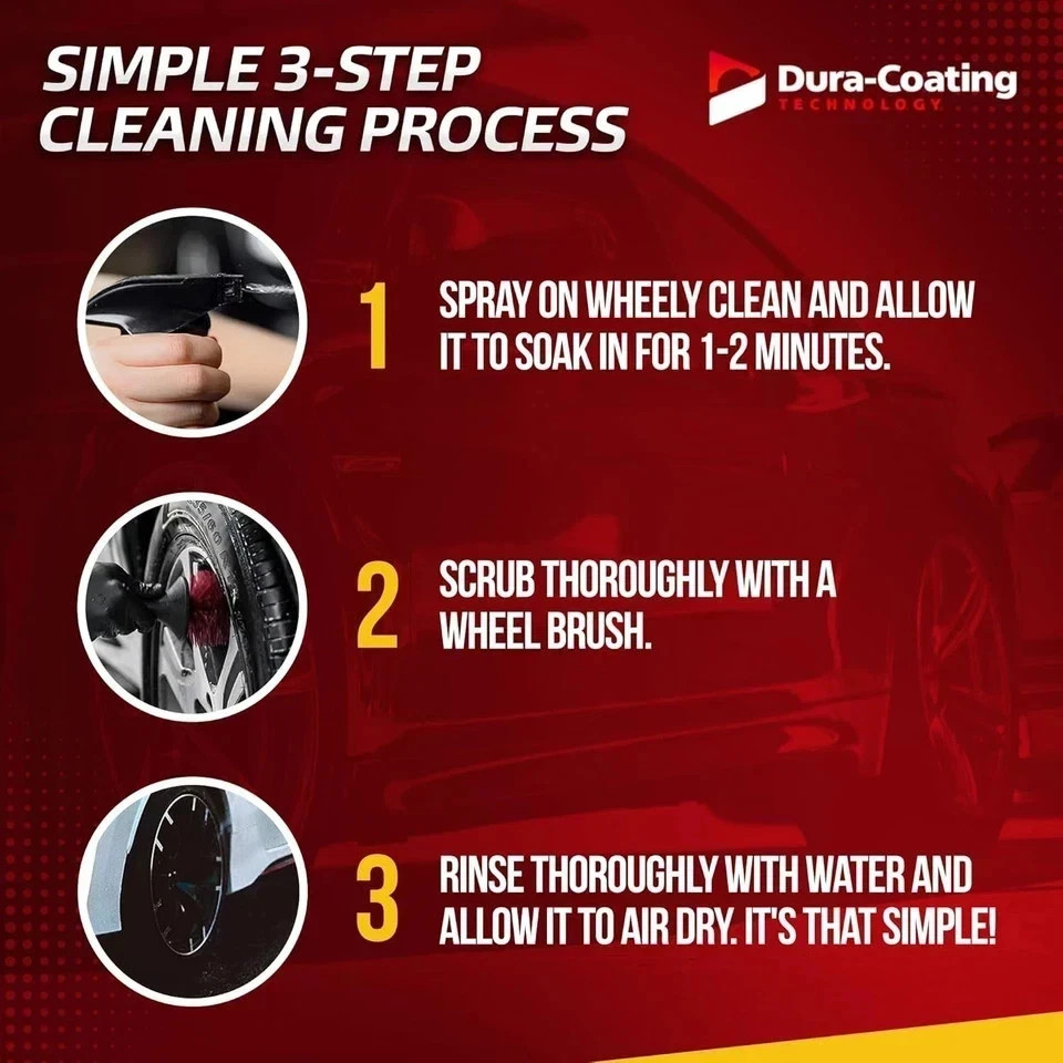 DURA-COATING TECHNOLOGY Wheely Clean-Professional Wheel Cleaner Highly Effective
