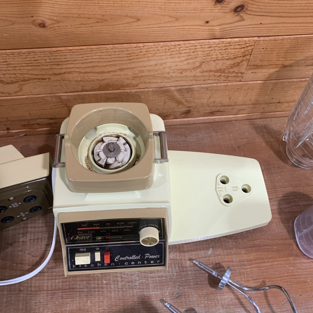 Vintage OSTER Regency Kitchen Center with Attachments