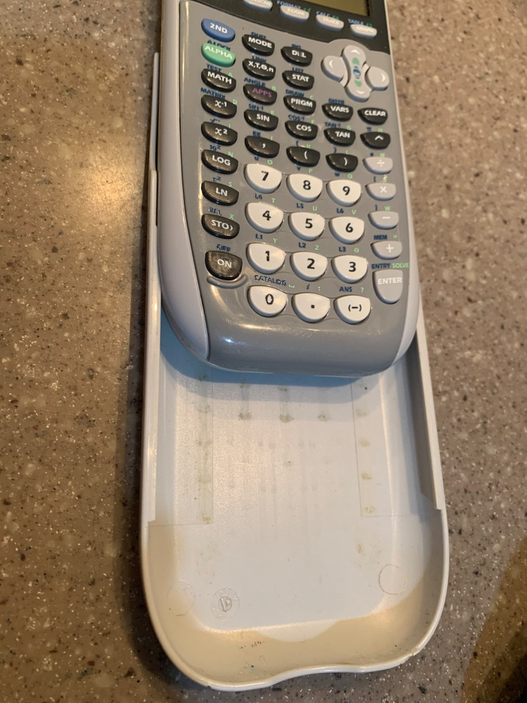 Texas Instruments TI-84+ Plus Silver Edition Graphing Calculator w/ Cover Tested