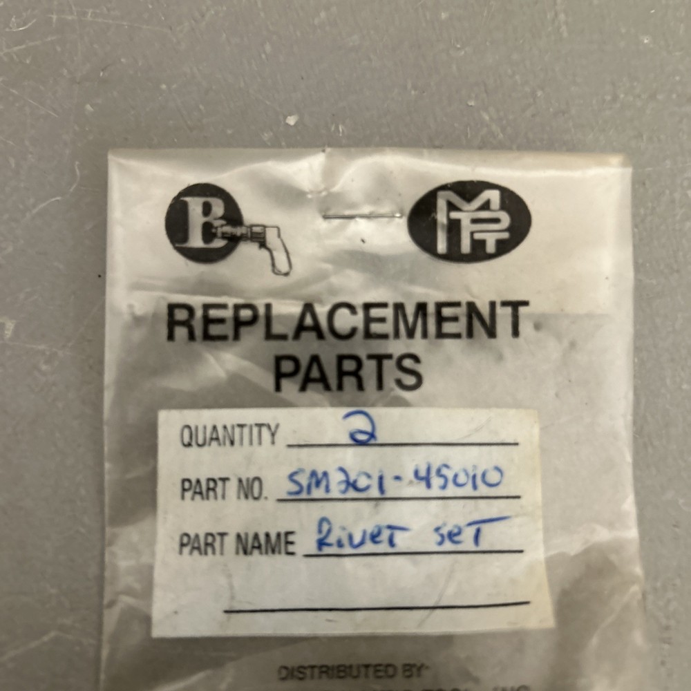 Cupped Squeezer Set For Pneumatic Compression Rivet Tool SM201